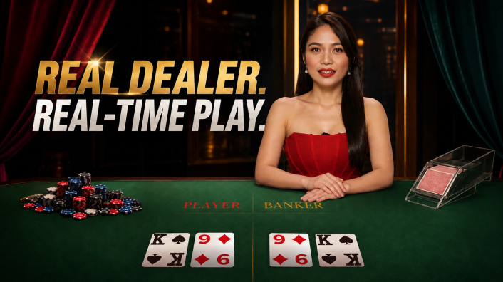 Play Live Baccarat with a Real Dealer in Real Time