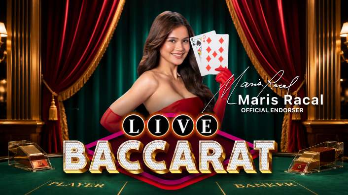 Live Baccarat with Official Endorser Maris Racal