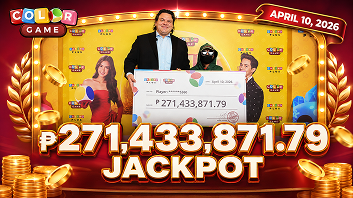 Color Game ₱271 million jackpot winner at Casino Plus