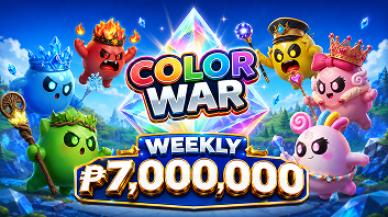 Color Game Color War weekly ₱7 million event