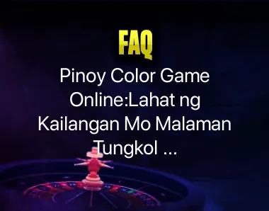 Pinoy Color Game Online