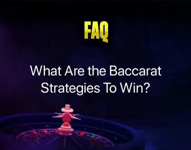 Baccarat Strategies To Win