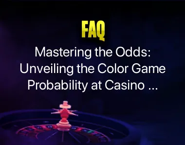 Color Game Probability