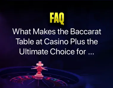 Baccarat Table