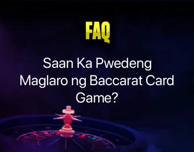 baccarat card game