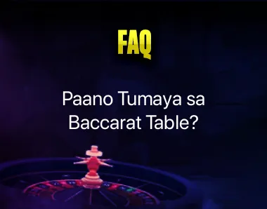 baccarat table