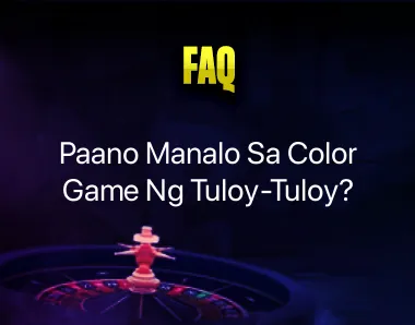 Paano Manalo Sa Color Game