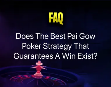 pai gow poker strategy