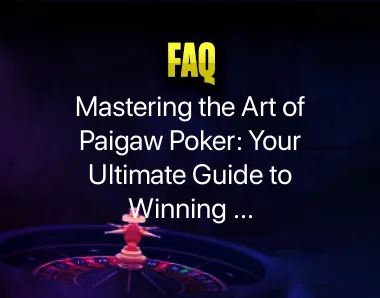 Paigaw Poker