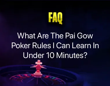 Pai Gow Poker Rules