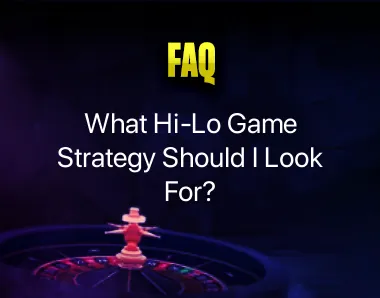 Hi-Lo Game Strategy