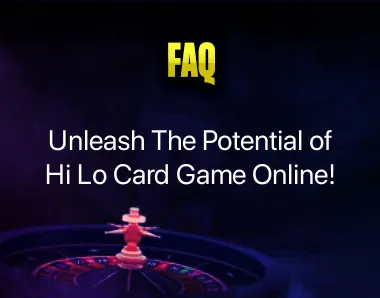 Hi Lo Card Game Online