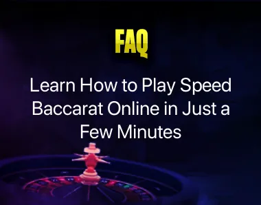 How to Play Speed Baccarat Online