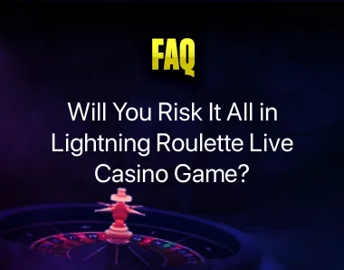 Lightning Roulette Live Casino Game