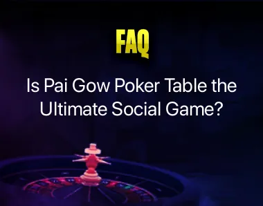 pai gow poker table