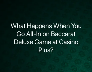 Baccarat Deluxe Game Baccarat Deluxe Game