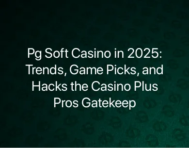 Pg Soft Casino Pg Soft Casino