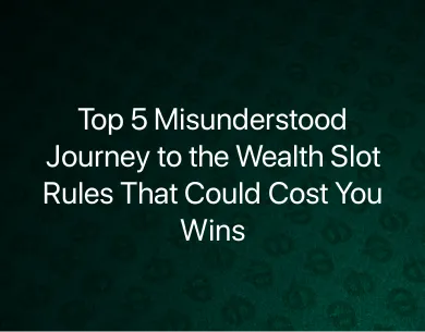 Journey to the Wealth Slot Rules Journey to the Wealth Slot Rules