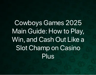 Cowboys Games 2025 Cowboys Games 2025