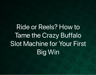 Crazy Buffalo Slot Machine Crazy Buffalo Slot Machine