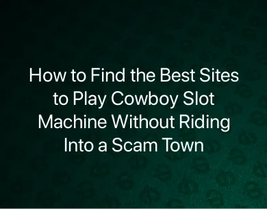 Cowboy Slot Machine Cowboy Slot Machine