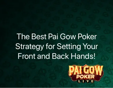 pai gow poker strategy