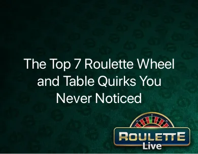 roulette wheel and table