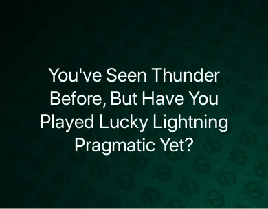Lucky Lightning Pragmatic Play Lucky Lightning Pragmatic Play