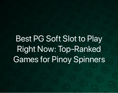 Best PG Soft Slot