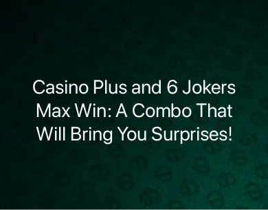 6 Jokers Max Win 6 Jokers Max Win
