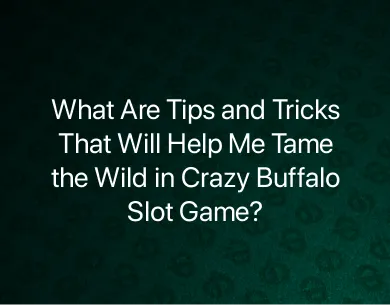 Crazy Buffalo Slot Game Crazy Buffalo Slot Game