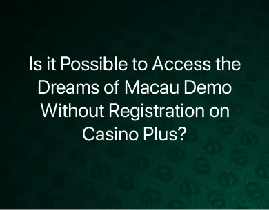 Dreams of Macau Demo Dreams of Macau Demo