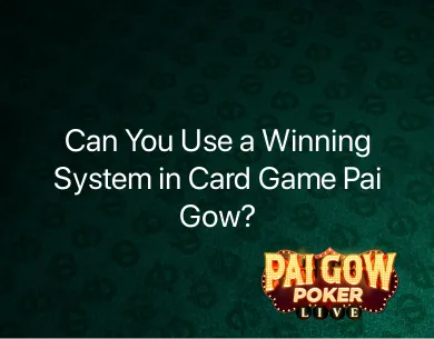 Card Game Pai Gow Card Game Pai Gow