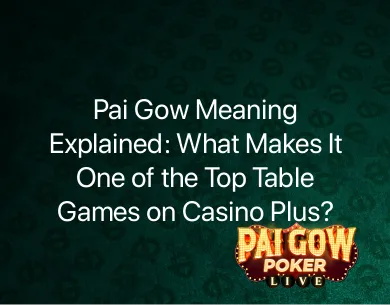 Pai Gow Meaning