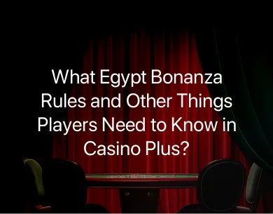 Egypt Bonanza rules Egypt Bonanza rules