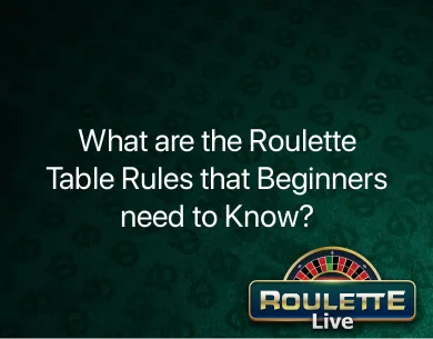 roulette table rules