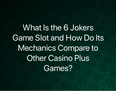 6 Jokers Game Slot 6 Jokers Game Slot