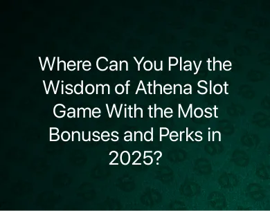 Wisdom of Athena Slot Game Wisdom of Athena Slot Game