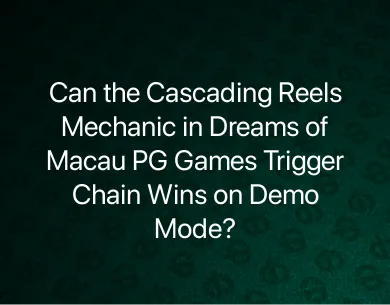 Dreams of Macau PG Games Dreams of Macau PG Games