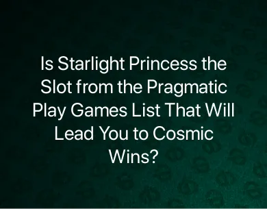 Pragmatic Play Games List