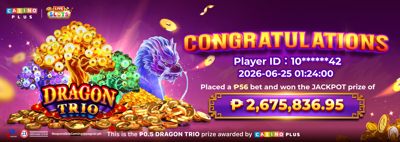 Dragon Trio Live Jackpot Today