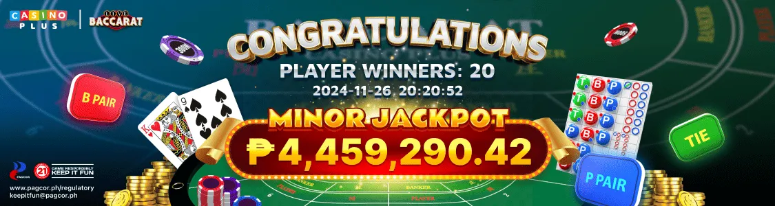 Online Baccarat Minor Jackpot