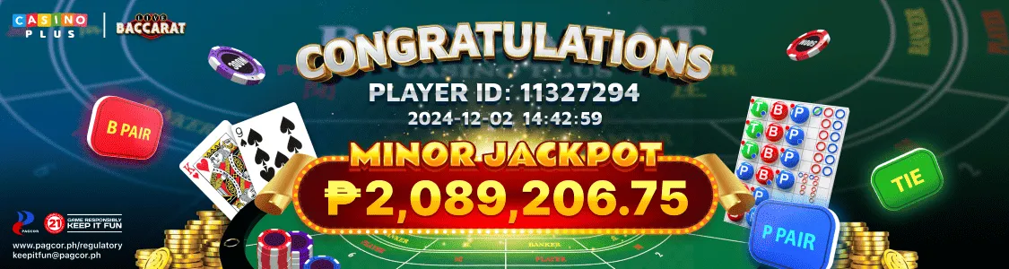 Baccarat big jackpot