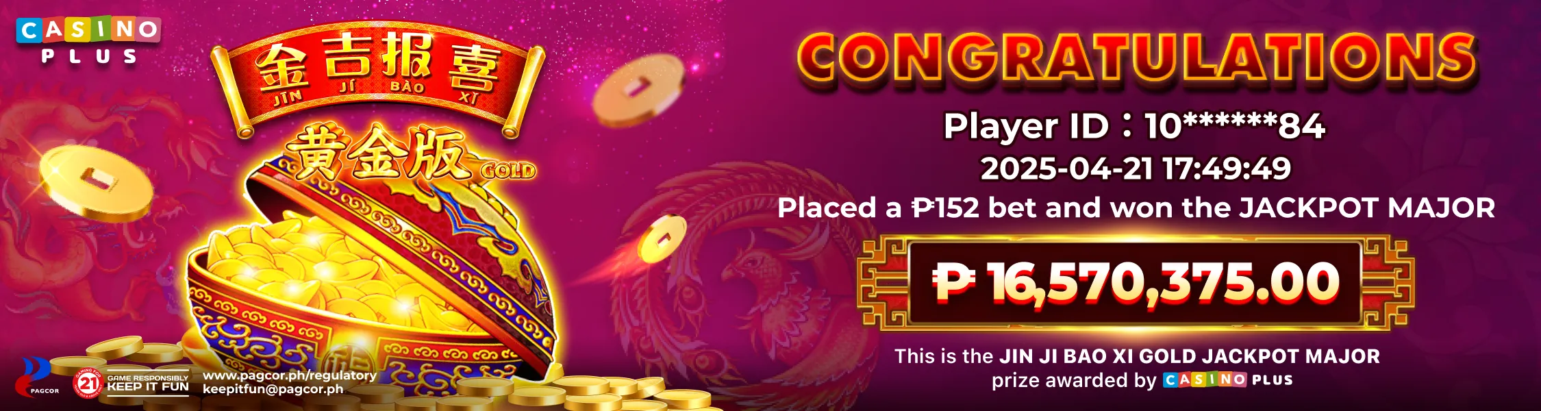 JJBX GOLD JACKPOT MAJOR JJBX GOLD JACKPOT MAJOR