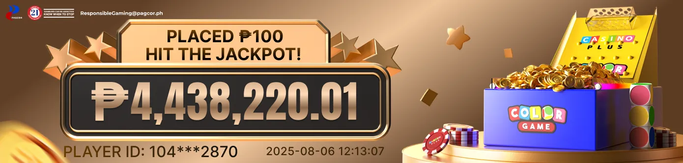 Colorgame jackpot prize