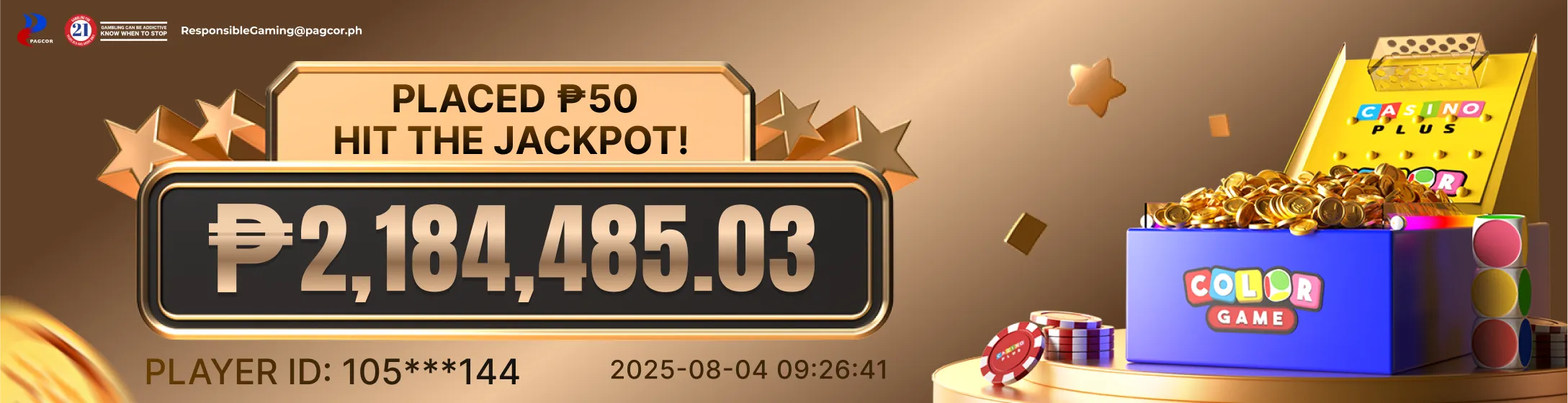 Colorgame lucky jackpot