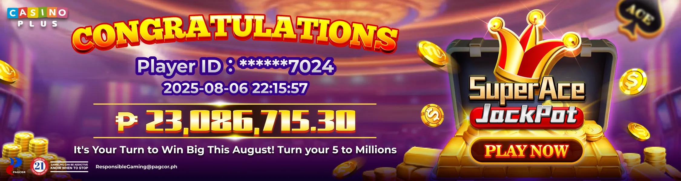 Super ace jackpot winner