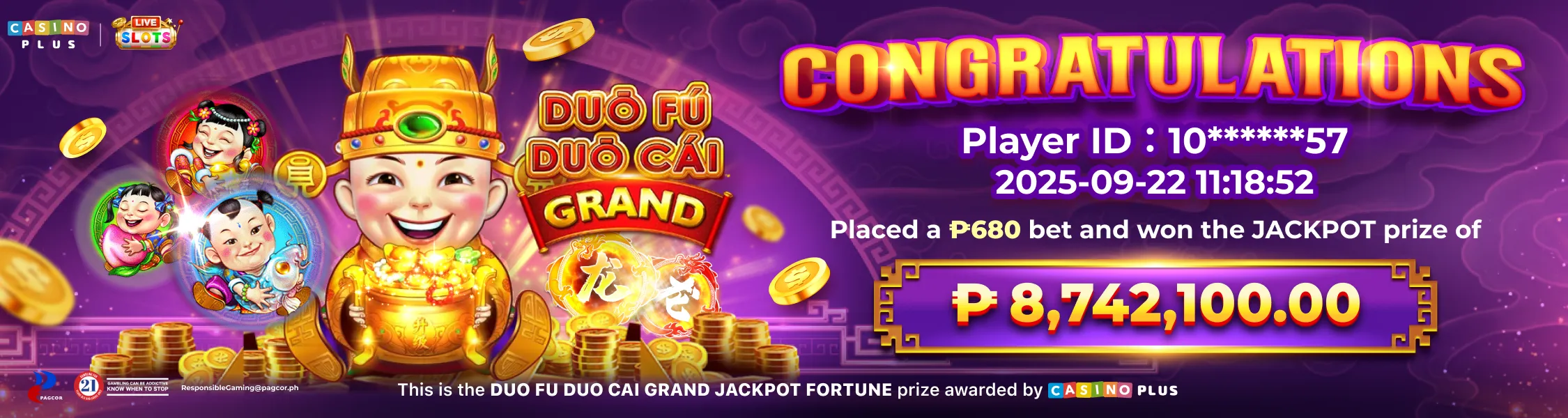 DUO FU DUO CAI Grand Jackpot DUO FU DUO CAI Grand Jackpot