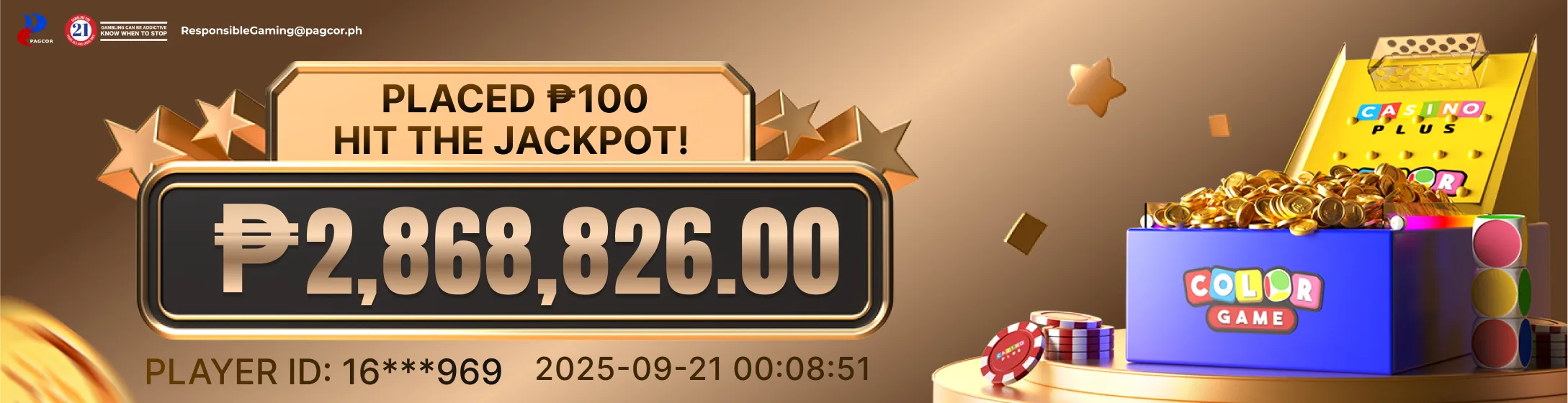Color Game Jackpot Prize Color Game Jackpot Prize