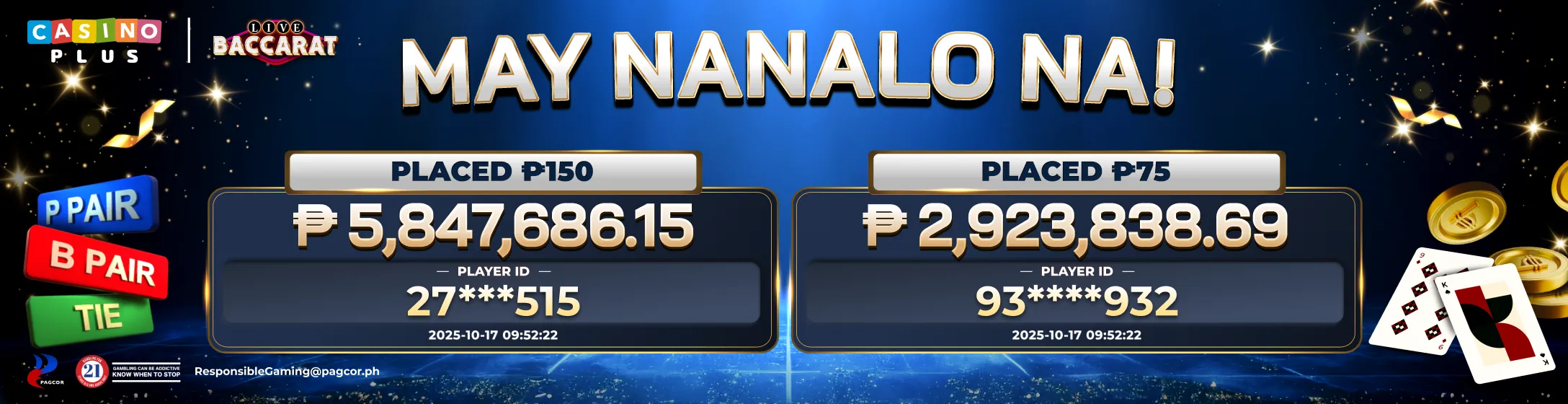 Baccarat Double Jackpot Baccarat Double Jackpot